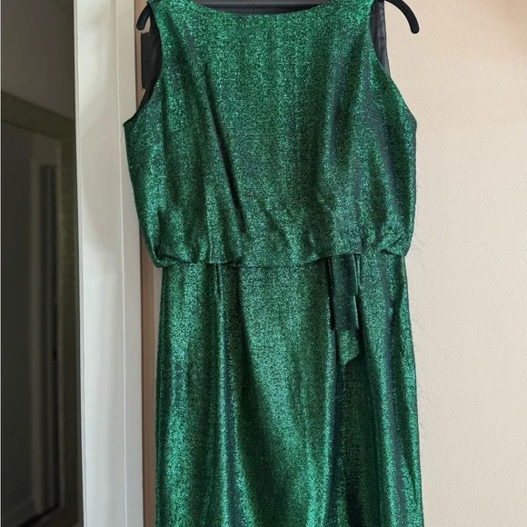 Vintage Green Sleeveless Dress - Picture 1 of 3